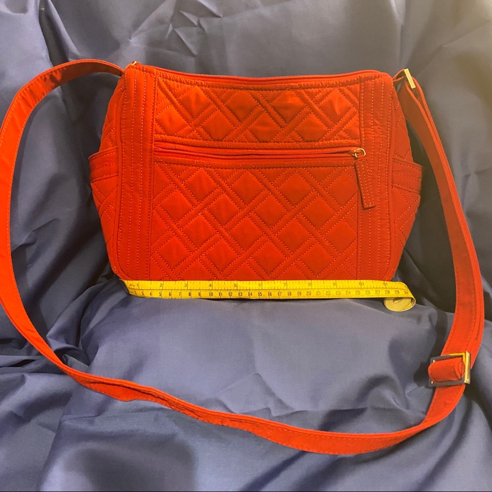 Vera Bradley microfiber On The Go crossbody bag.
